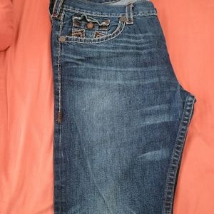 True Religion Faded Navy Blue Jeans Style